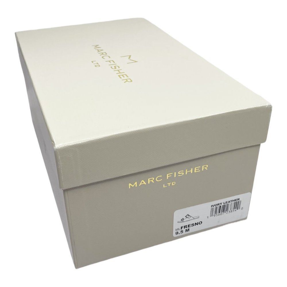 MARC FISHER Fresno Ivory Chunky Slip Sandals - Picture 9 of 9